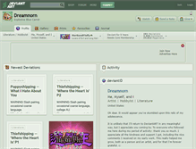 Tablet Screenshot of dreamnorn.deviantart.com