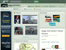 Tablet Screenshot of megas-xlr-club.deviantart.com