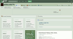 Desktop Screenshot of goddess-under-fire.deviantart.com