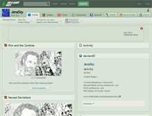 Tablet Screenshot of jerasky.deviantart.com