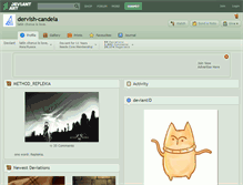 Tablet Screenshot of dervish-candela.deviantart.com