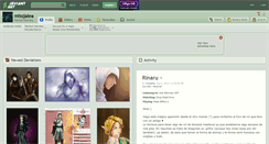 Desktop Screenshot of missjalea.deviantart.com