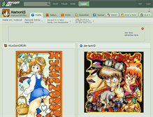 Tablet Screenshot of mamoniji.deviantart.com