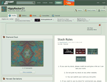 Tablet Screenshot of hippyrocker21.deviantart.com