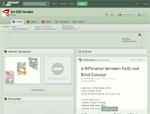 Tablet Screenshot of im-still-awake.deviantart.com