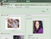 Tablet Screenshot of netfairy23.deviantart.com