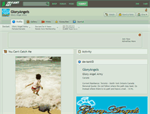 Tablet Screenshot of gloryangels.deviantart.com