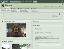 Tablet Screenshot of katterrena.deviantart.com