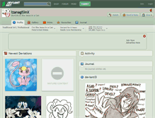 Tablet Screenshot of izanagisinx.deviantart.com