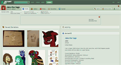 Desktop Screenshot of jake-the-sage.deviantart.com