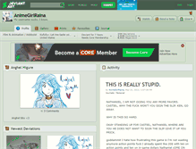 Tablet Screenshot of animegirlraina.deviantart.com