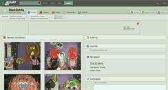 Desktop Screenshot of blackdehlia.deviantart.com
