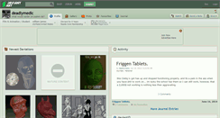 Desktop Screenshot of deadlymedic.deviantart.com