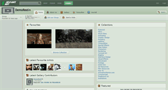 Desktop Screenshot of demoreel.deviantart.com
