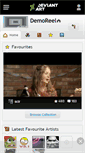 Mobile Screenshot of demoreel.deviantart.com