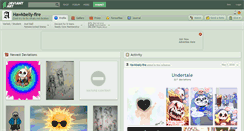 Desktop Screenshot of hawkbelly-fire.deviantart.com
