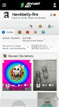 Mobile Screenshot of hawkbelly-fire.deviantart.com