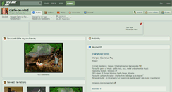 Desktop Screenshot of clarie-on-wind.deviantart.com