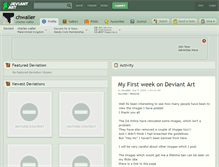 Tablet Screenshot of chwaller.deviantart.com