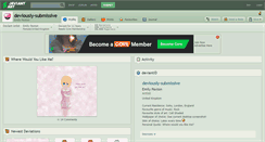 Desktop Screenshot of deviously-submissive.deviantart.com
