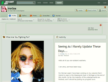 Tablet Screenshot of ironsea.deviantart.com