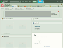 Tablet Screenshot of akaitoplz.deviantart.com
