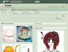 Tablet Screenshot of dezaatoy.deviantart.com