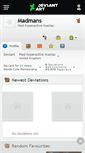 Mobile Screenshot of madmans.deviantart.com