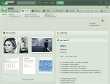 Tablet Screenshot of ntf0.deviantart.com