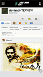 Mobile Screenshot of deviantinterview.deviantart.com