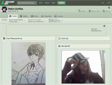 Tablet Screenshot of neko-uchiha.deviantart.com