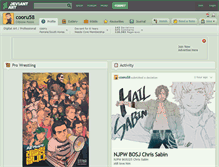 Tablet Screenshot of cooru58.deviantart.com