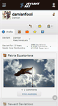 Mobile Screenshot of damianfossi.deviantart.com