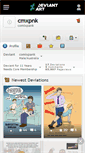 Mobile Screenshot of cmxpnk.deviantart.com