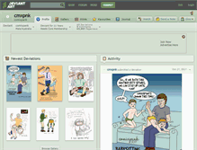 Tablet Screenshot of cmxpnk.deviantart.com