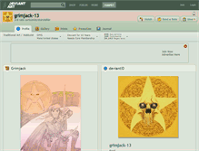 Tablet Screenshot of grimjack-13.deviantart.com
