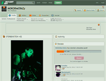 Tablet Screenshot of mokothecrazy.deviantart.com