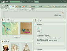 Tablet Screenshot of nxss.deviantart.com