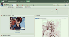 Desktop Screenshot of leycuervo.deviantart.com