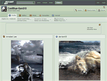 Tablet Screenshot of coolblue-gord10.deviantart.com