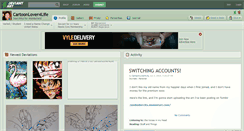 Desktop Screenshot of cartoonlover4life.deviantart.com