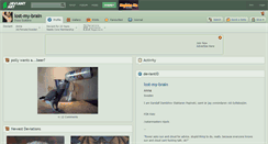 Desktop Screenshot of lost-my-brain.deviantart.com
