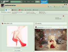 Tablet Screenshot of ankhesenamon.deviantart.com