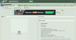 Desktop Screenshot of dreaminblue.deviantart.com