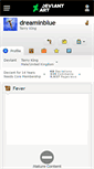 Mobile Screenshot of dreaminblue.deviantart.com