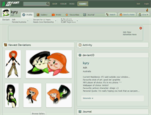Tablet Screenshot of kyry.deviantart.com