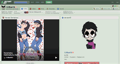 Desktop Screenshot of g-blue16.deviantart.com
