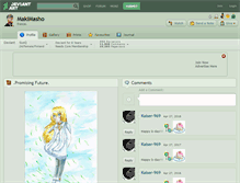 Tablet Screenshot of makimasho.deviantart.com