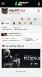 Mobile Screenshot of mig2107.deviantart.com