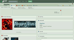 Desktop Screenshot of king-dom.deviantart.com